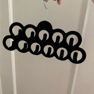 Black Scarf & Belt Organizer Hanger
